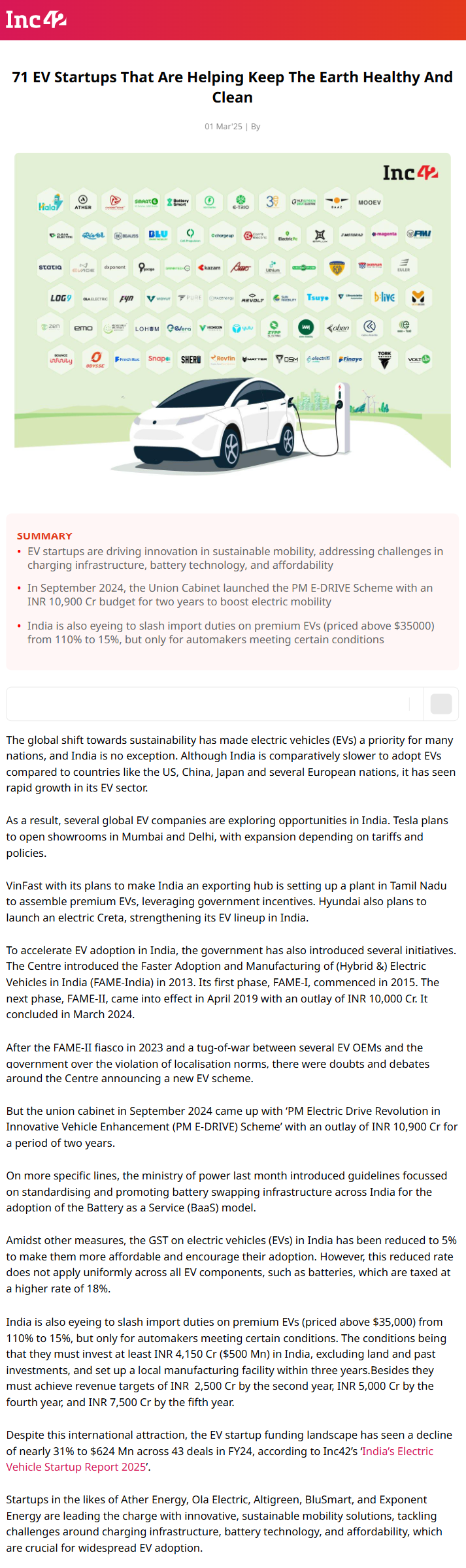 Full News Screenshot