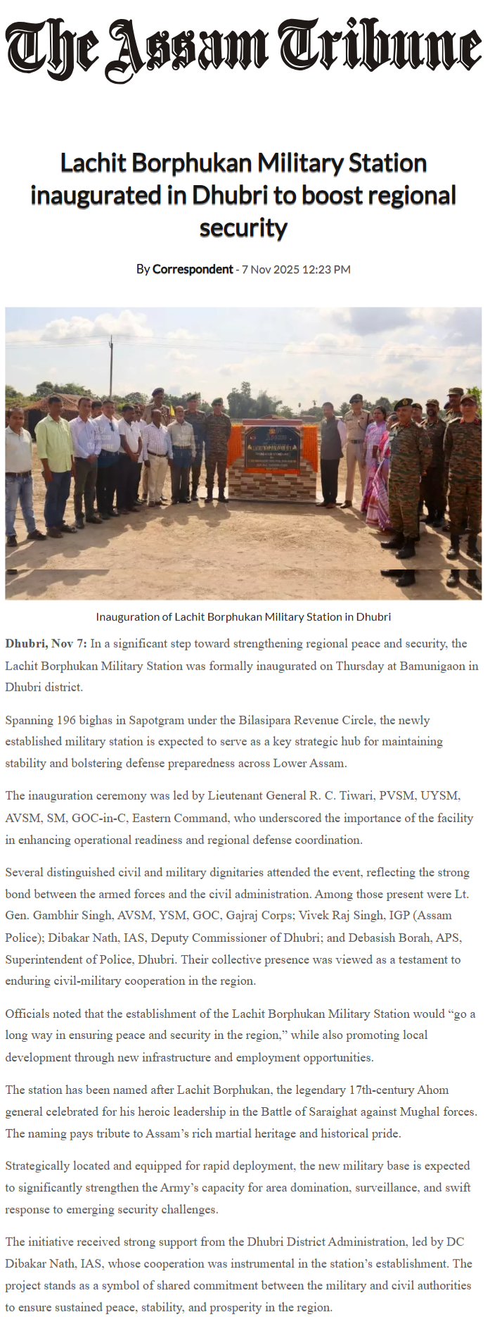 Full News Screenshot