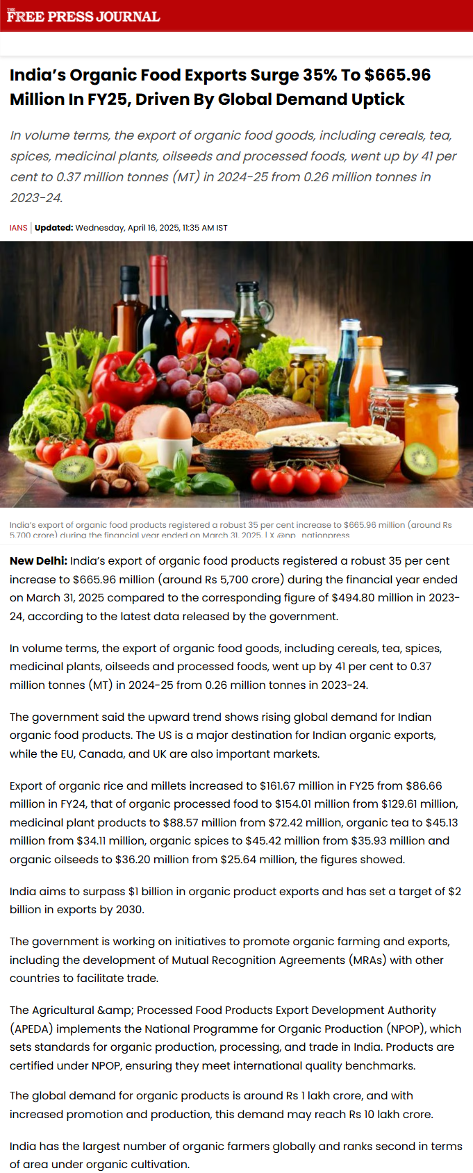 Full News Screenshot