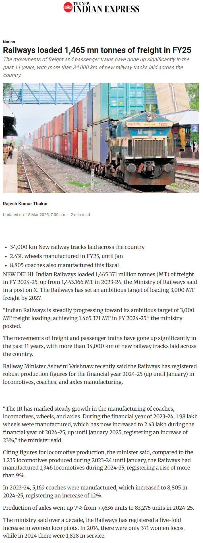 Full News Screenshot