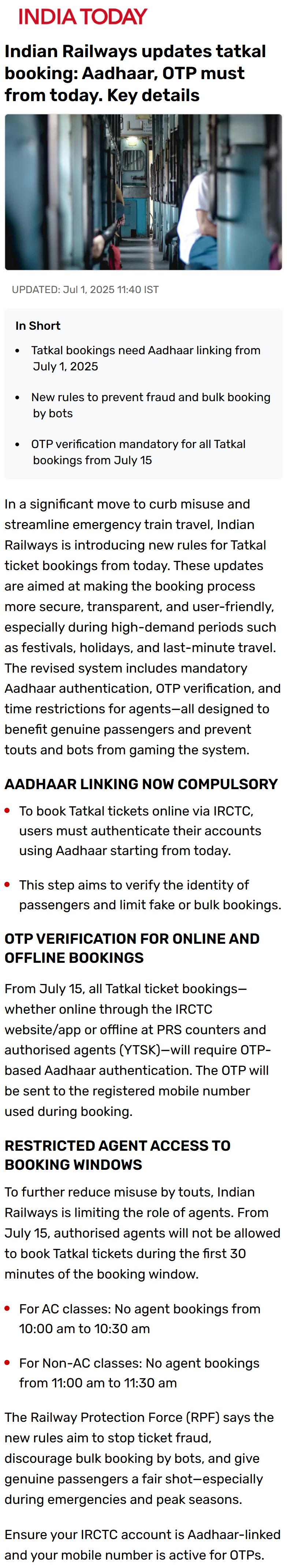 Full News Screenshot