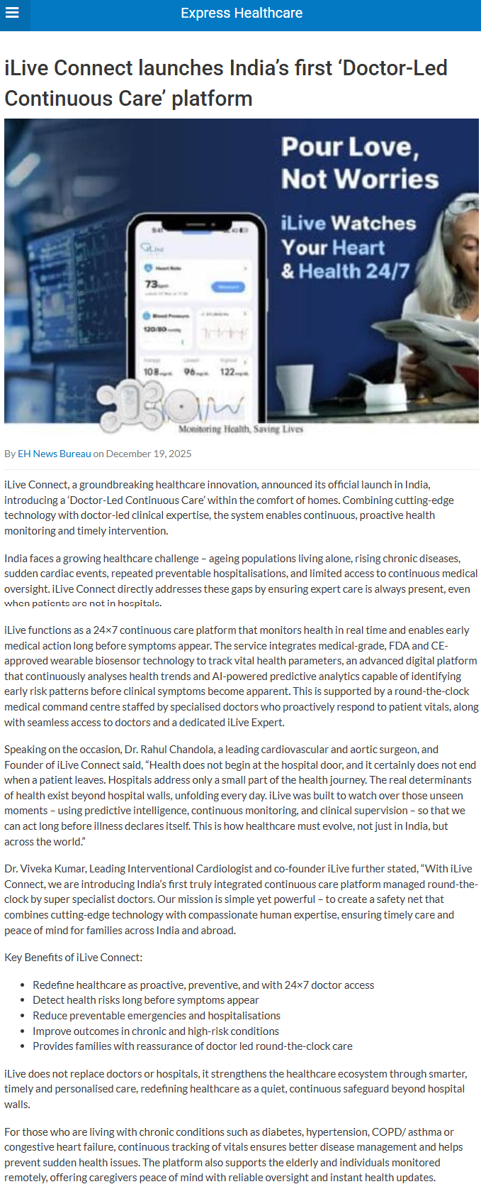 Full News Screenshot