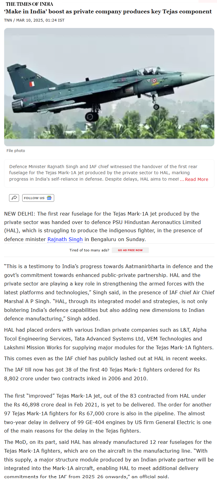 Full News Screenshot