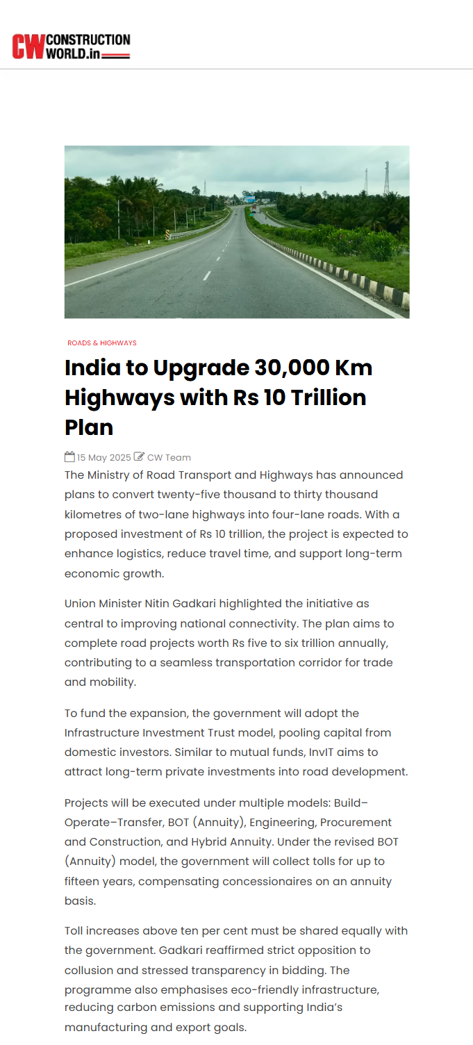 Full News Screenshot