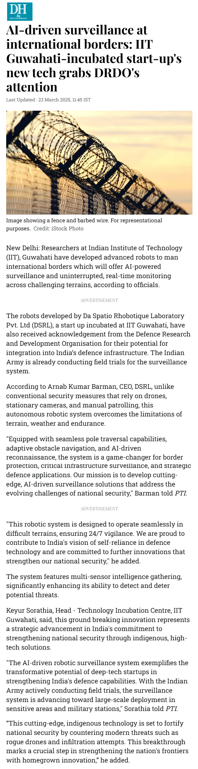 Full News Screenshot