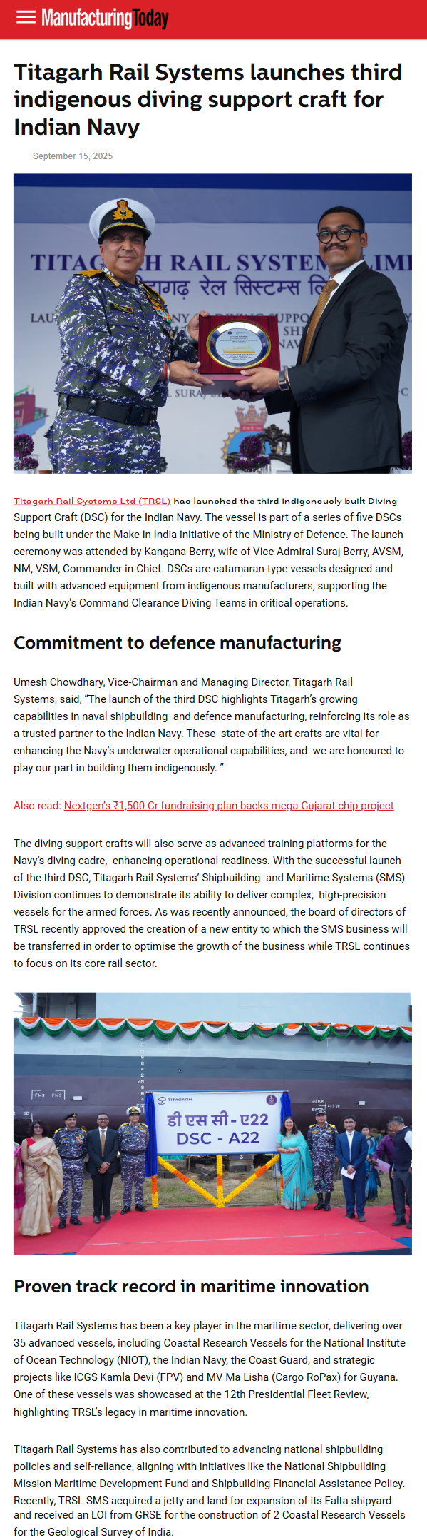 Full News Screenshot