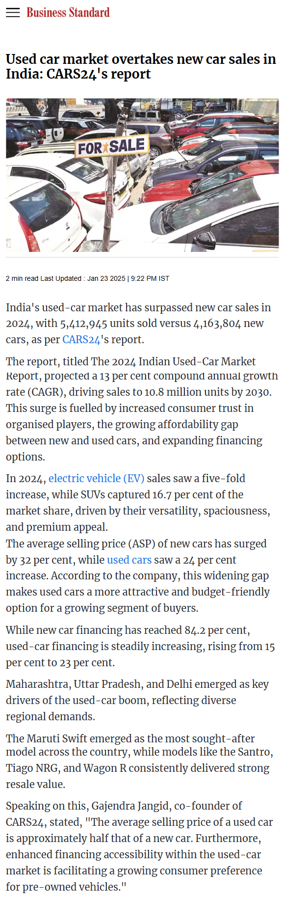 Full News Screenshot