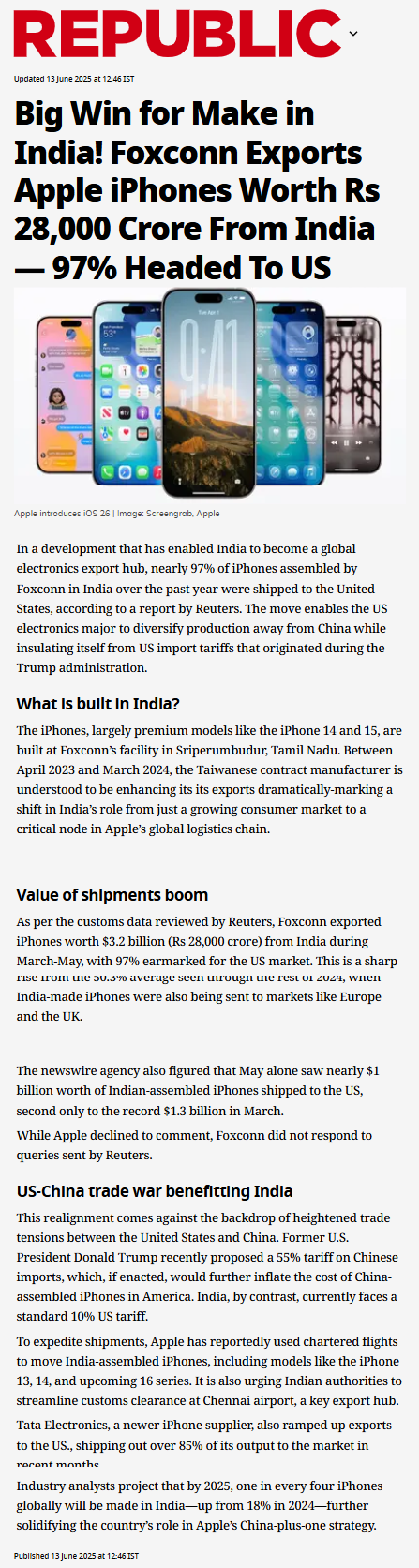 Full News Screenshot