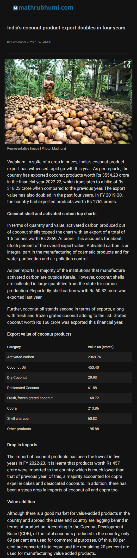 Full News Screenshot