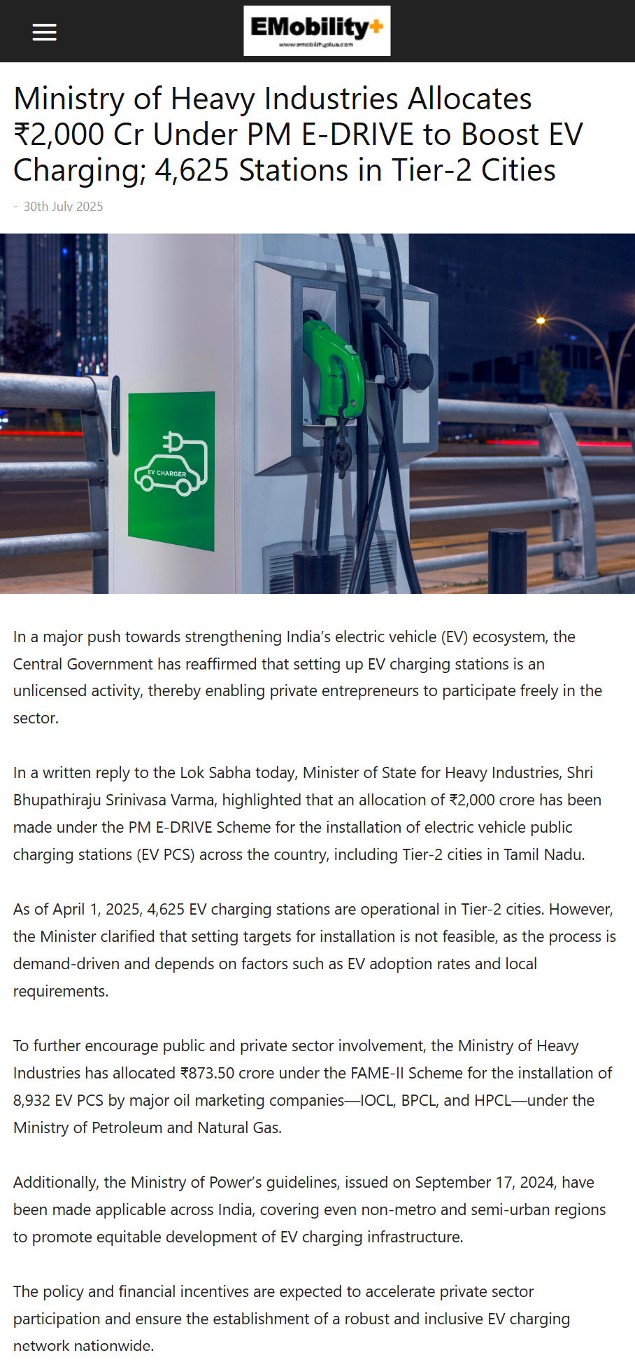 Full News Screenshot