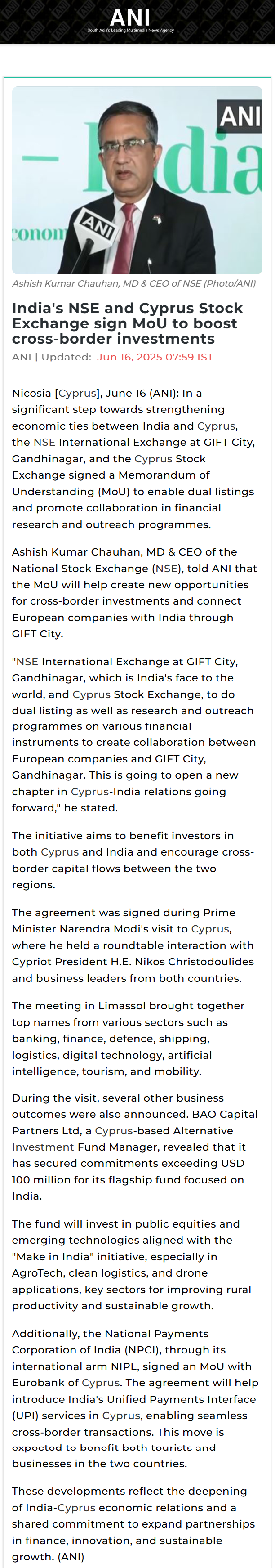 Full News Screenshot