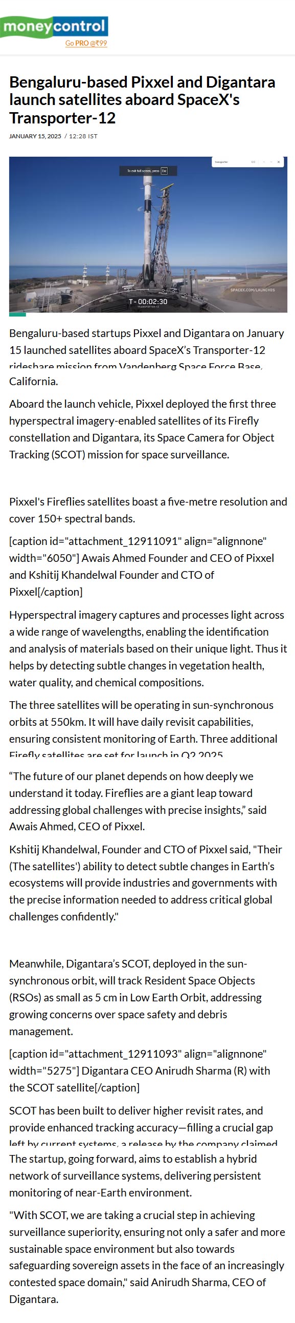 Full News Screenshot