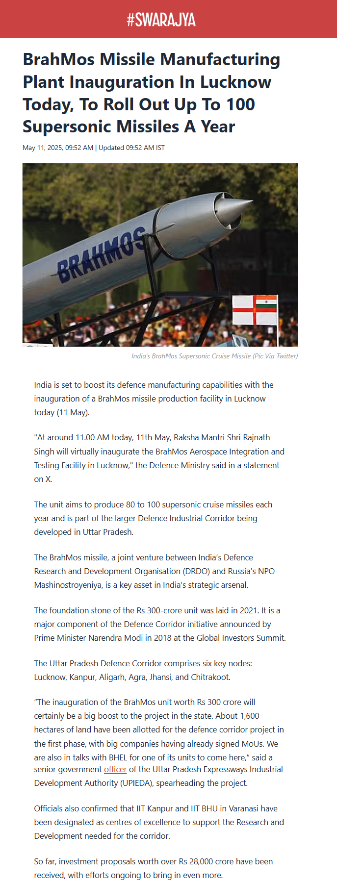 Full News Screenshot