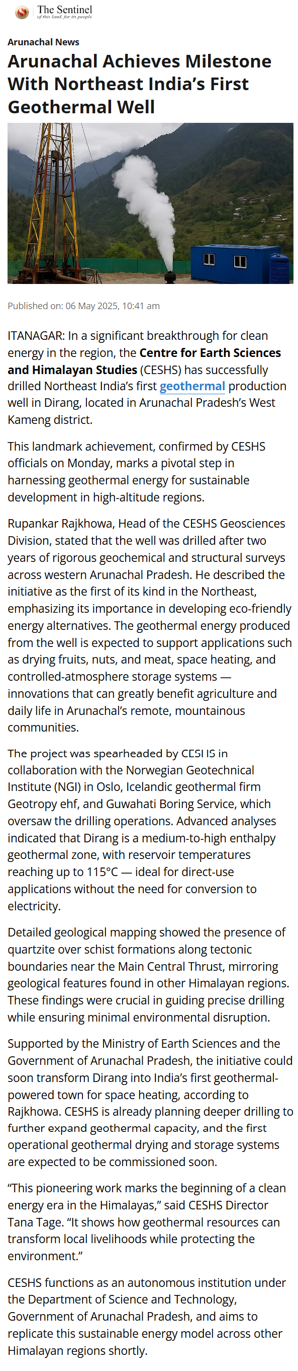 Full News Screenshot