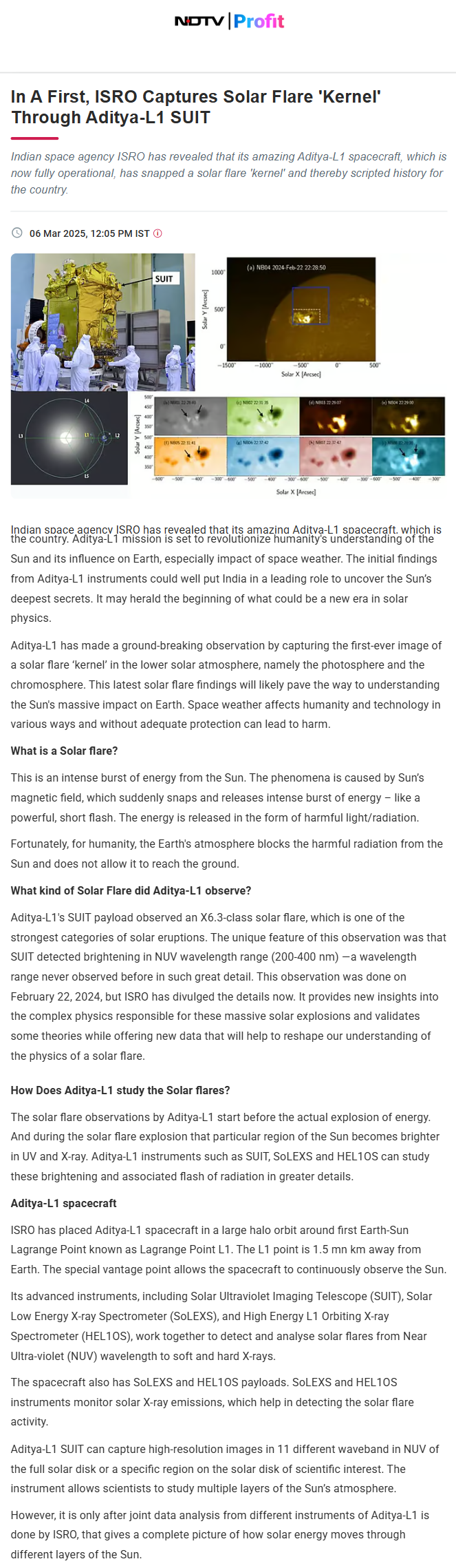 Full News Screenshot