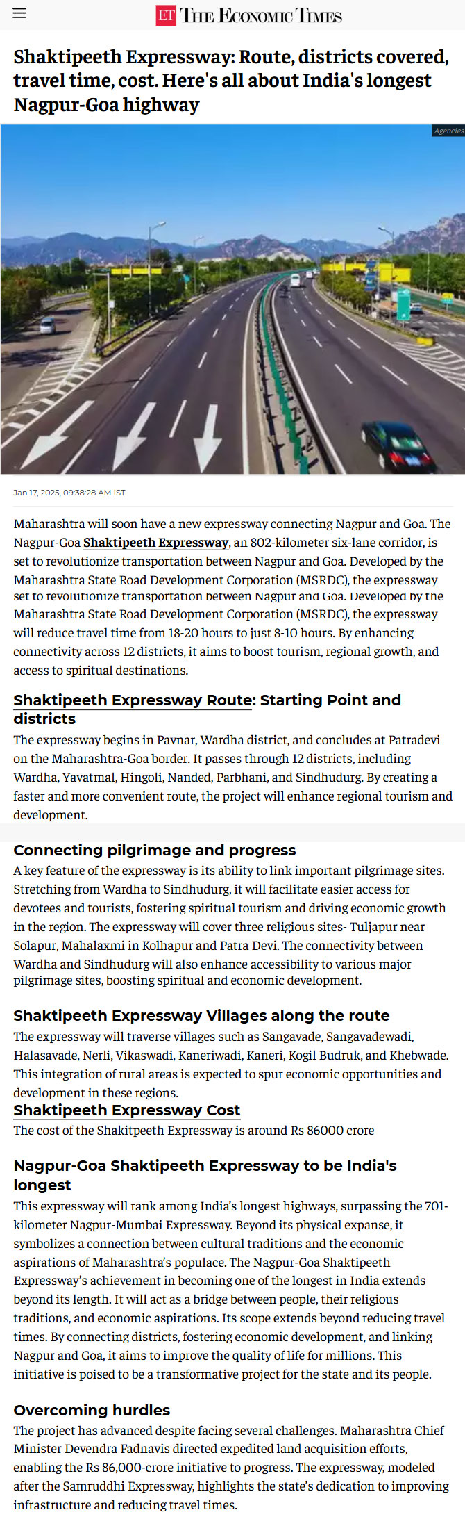 Full News Screenshot