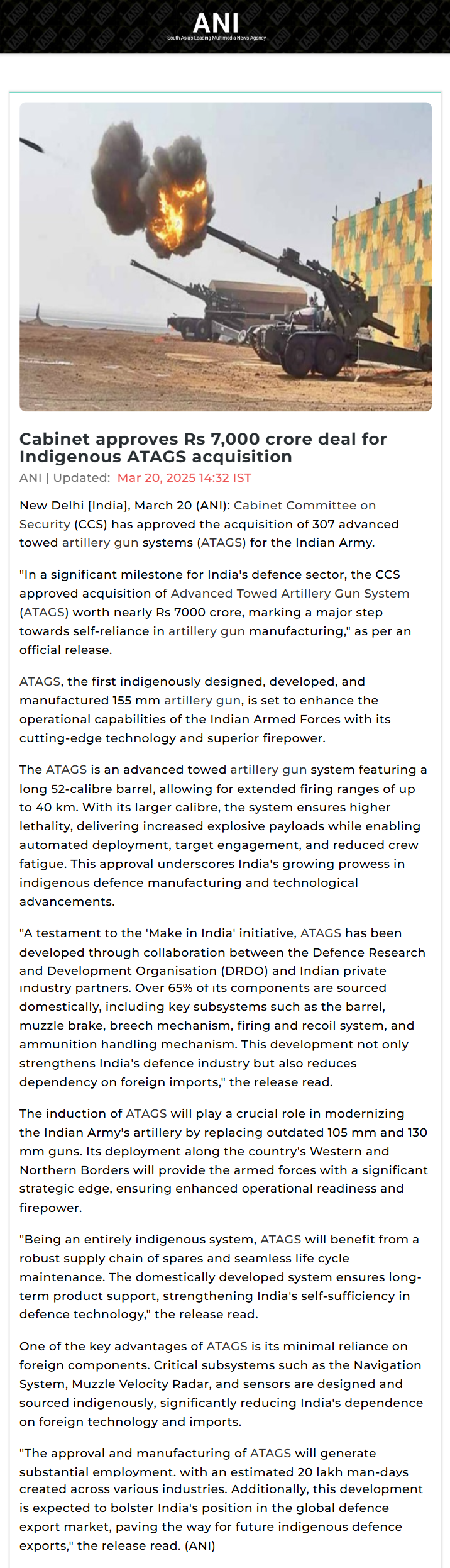 Full News Screenshot