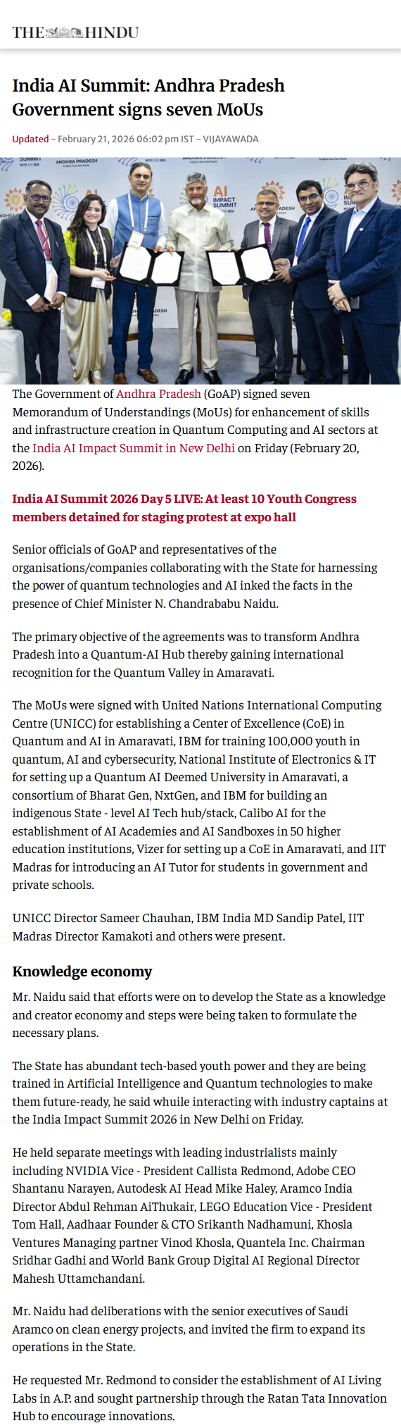 Full News Screenshot