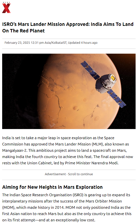 Full News Screenshot