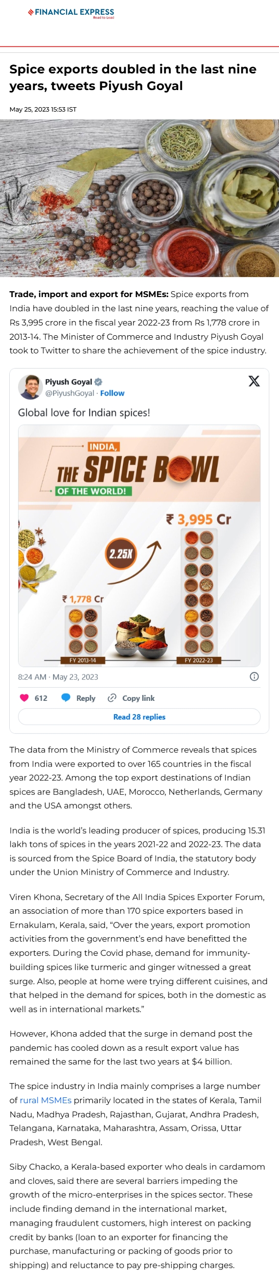 Full News Screenshot