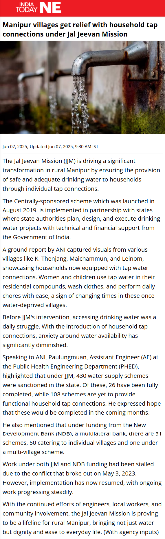 Full News Screenshot