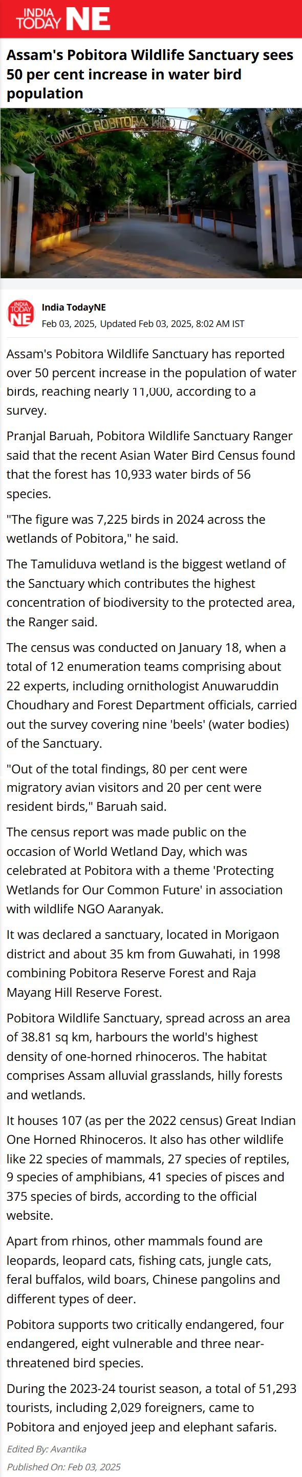 Full News Screenshot