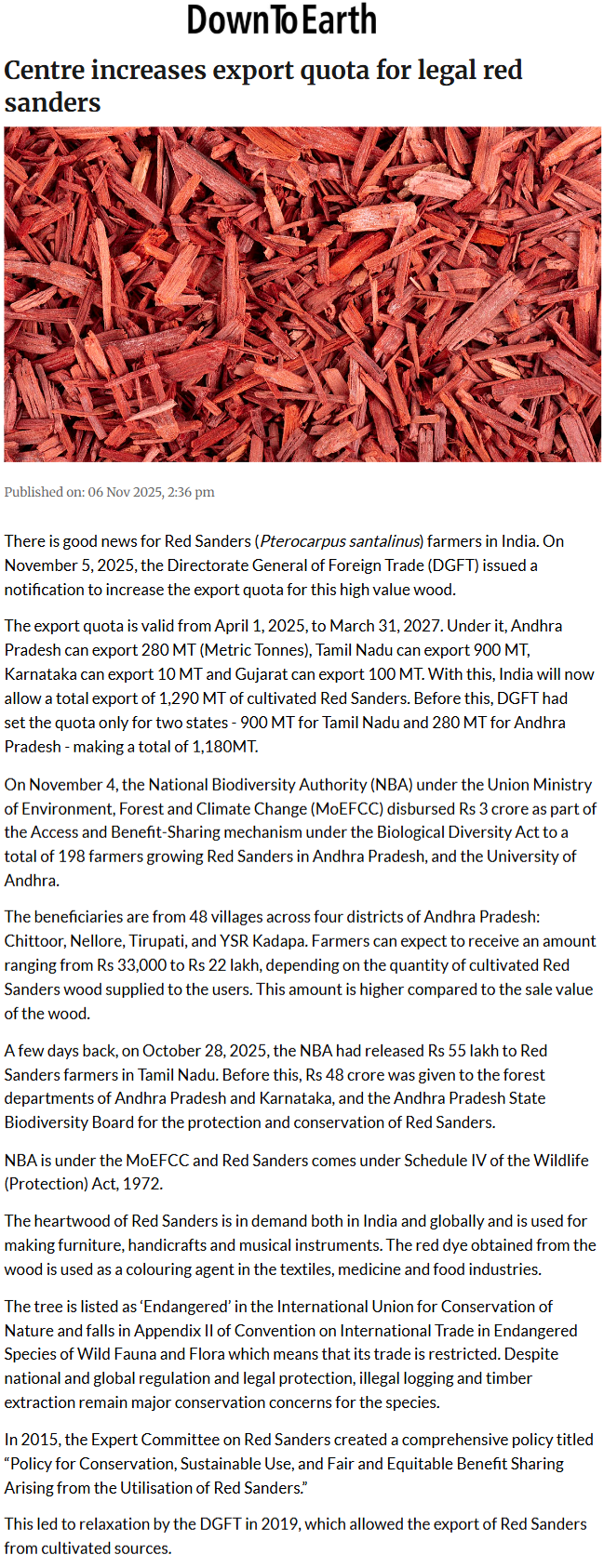 Full News Screenshot