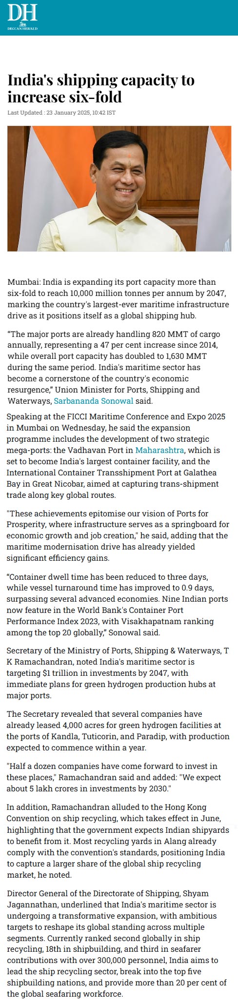 Full News Screenshot