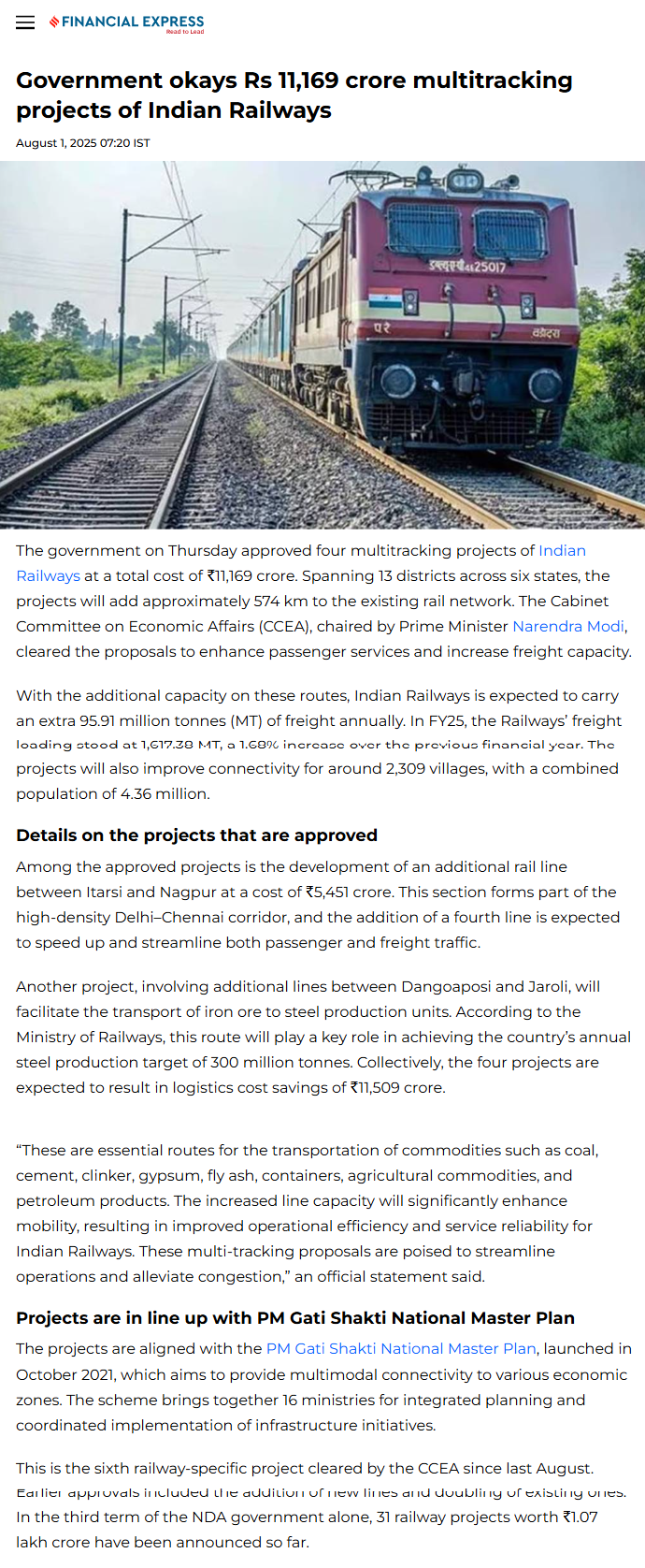 Full News Screenshot