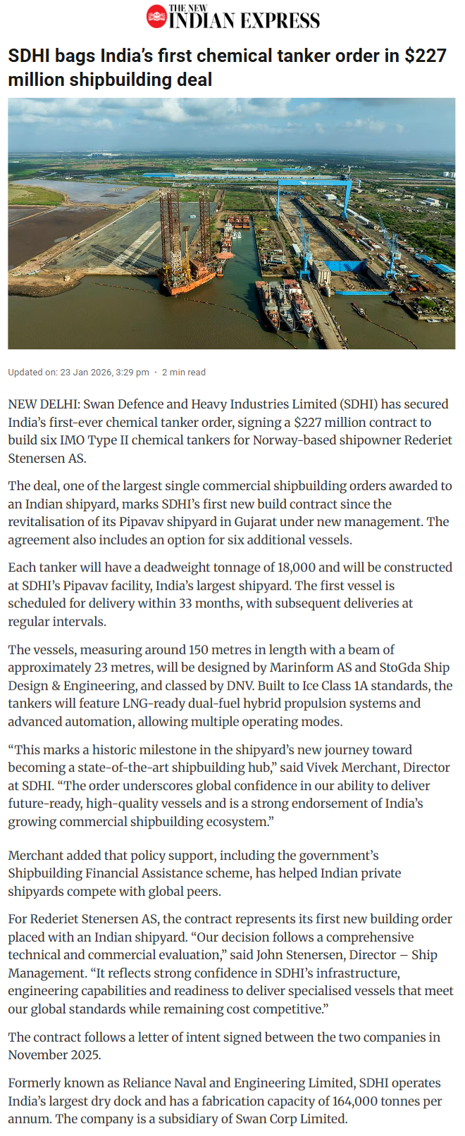 Full News Screenshot