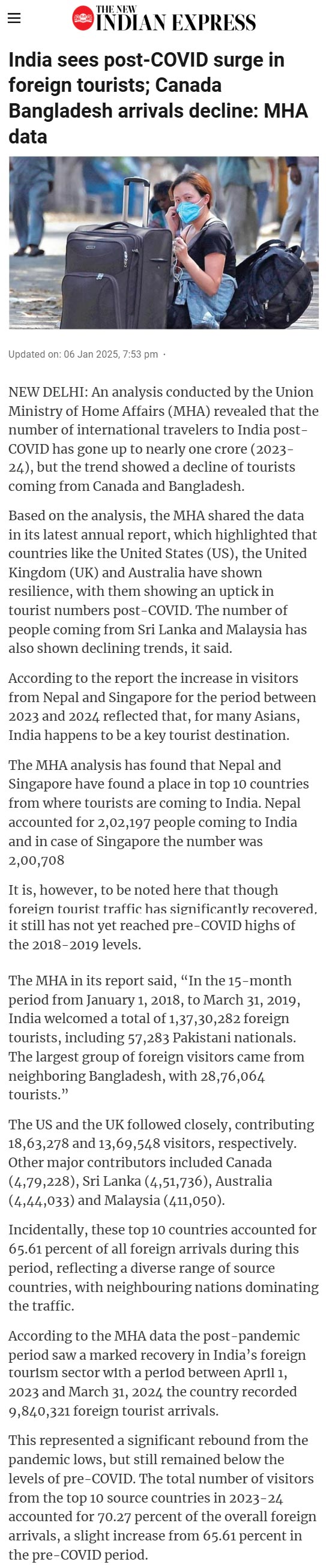 Full News Screenshot