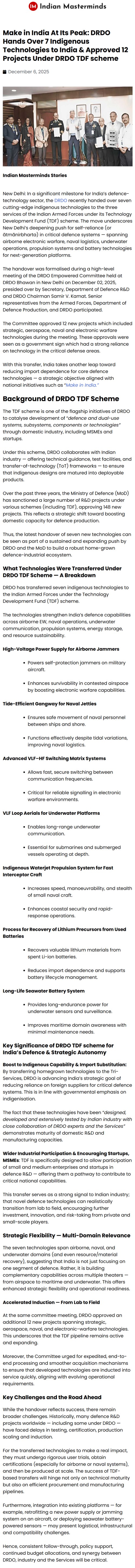 Full News Screenshot