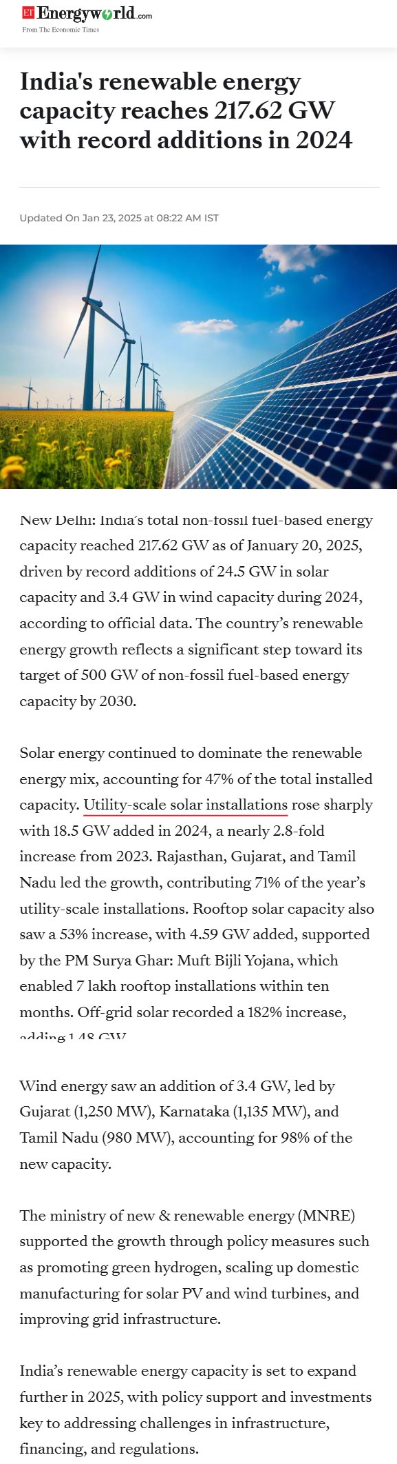 Full News Screenshot