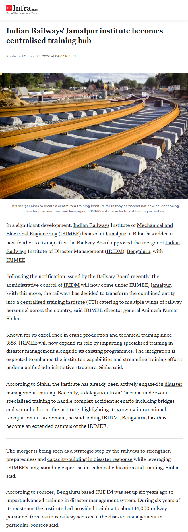 Full News Screenshot