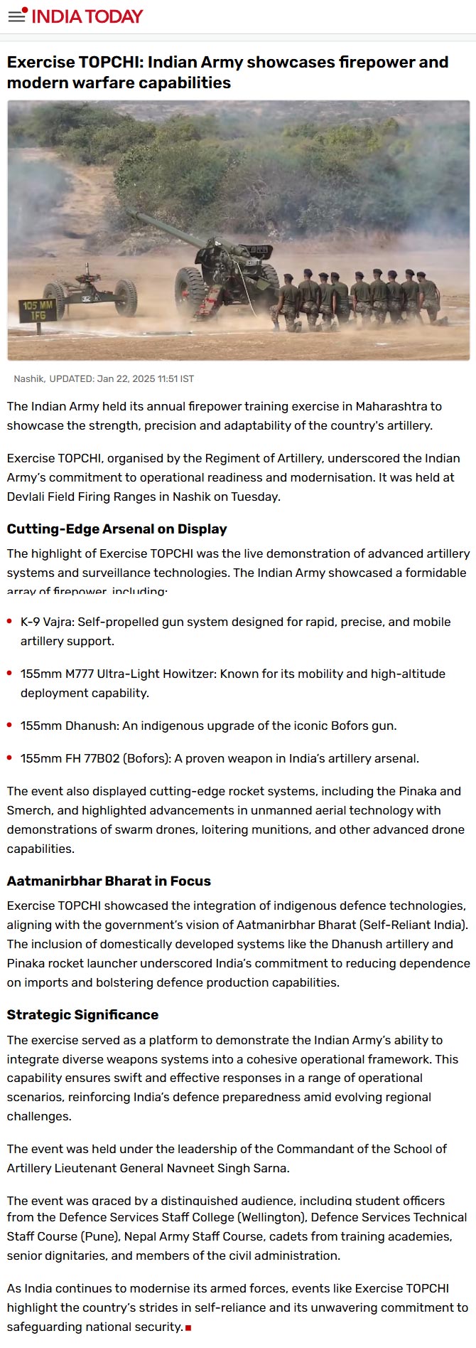 Full News Screenshot