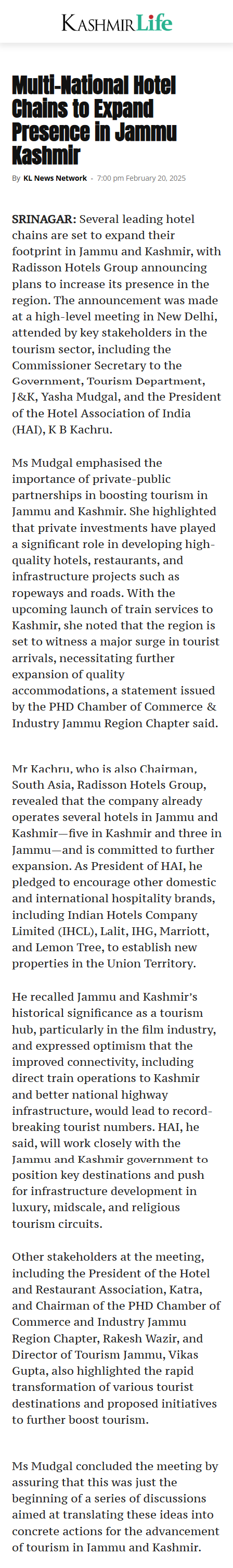 Full News Screenshot