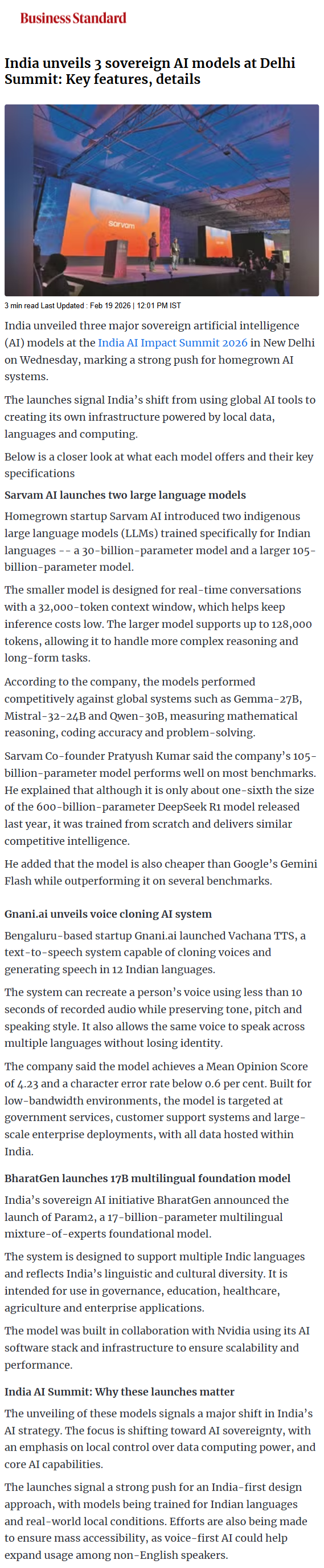 Full News Screenshot