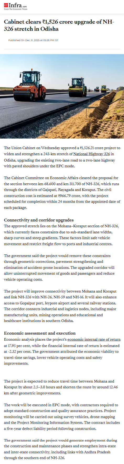 Full News Screenshot