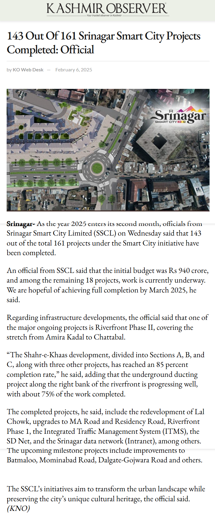 Full News Screenshot