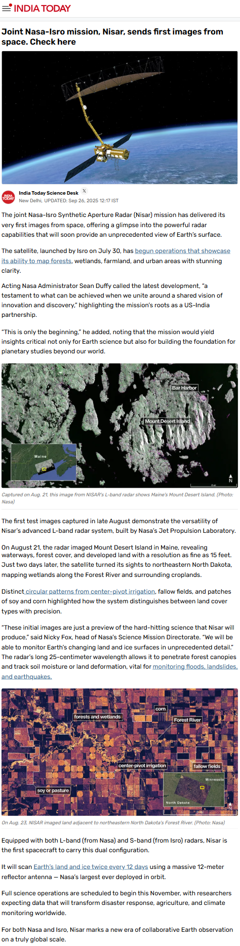 Full News Screenshot