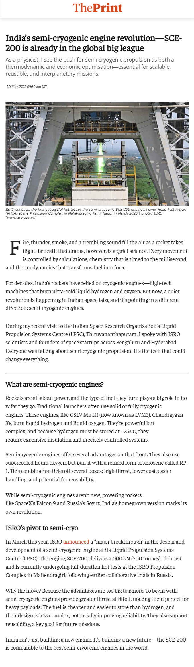 Full News Screenshot