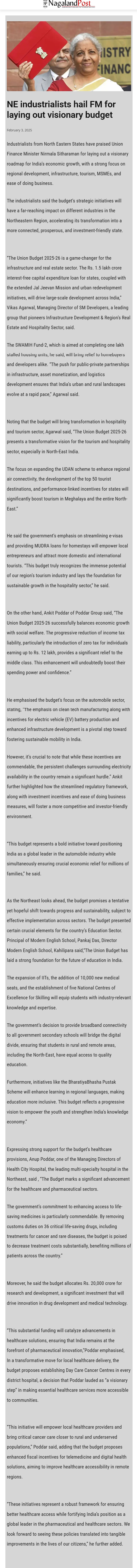 Full News Screenshot