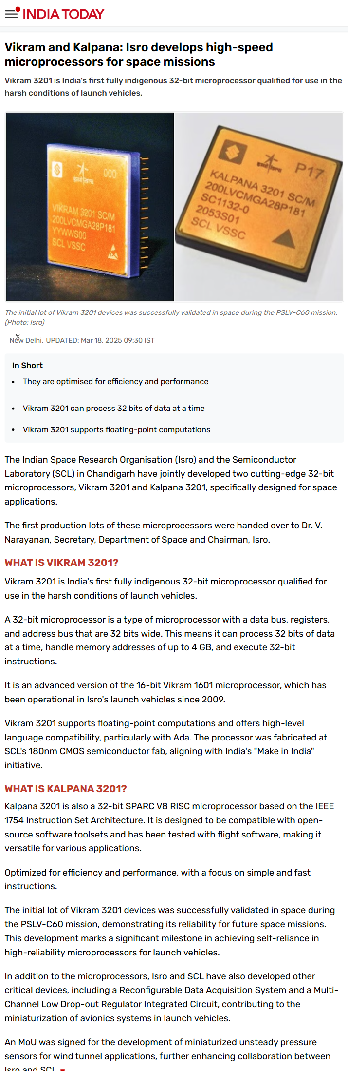 Full News Screenshot