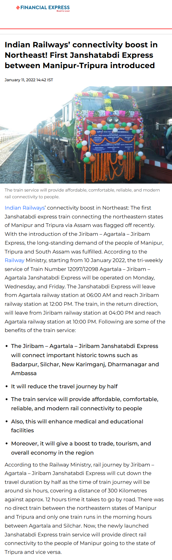 Full News Screenshot