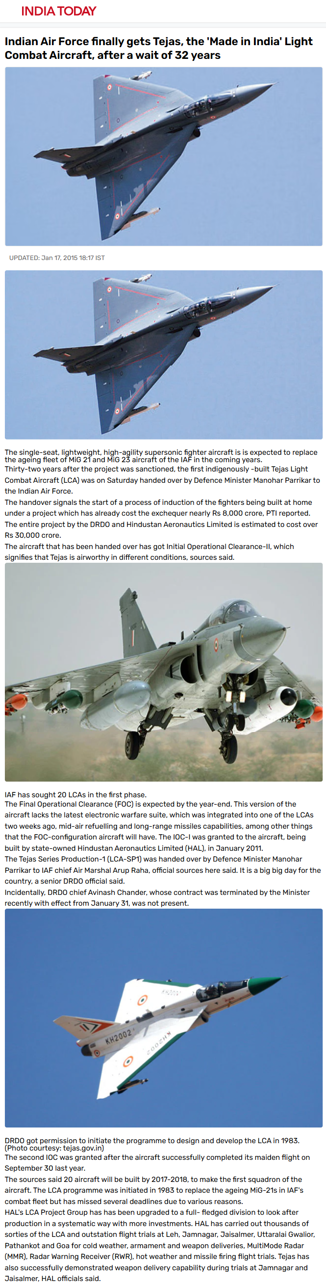 Full News Screenshot