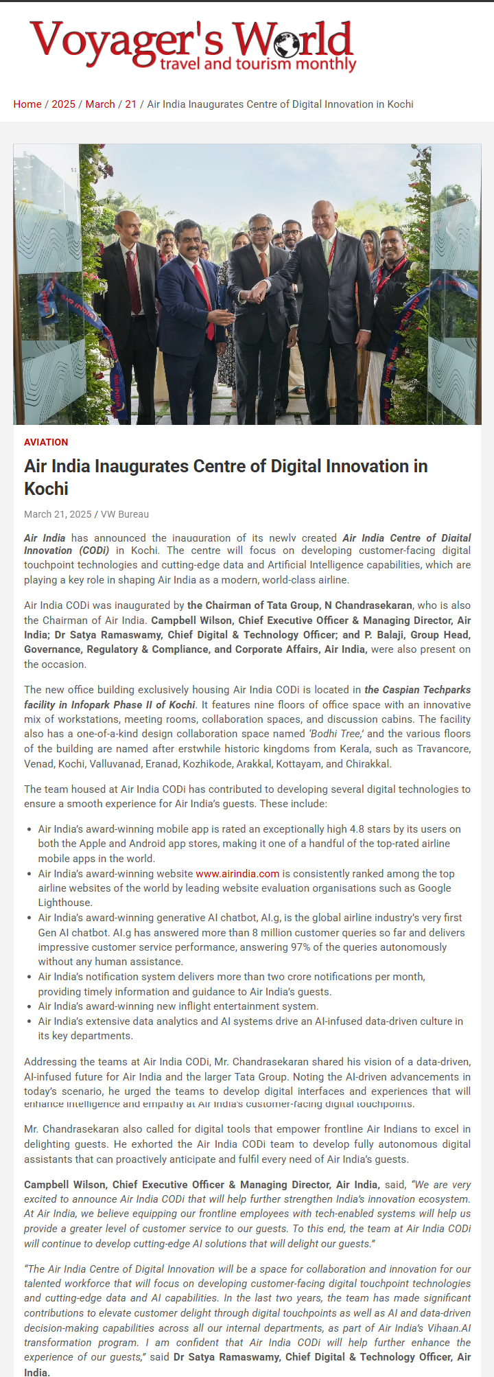 Full News Screenshot