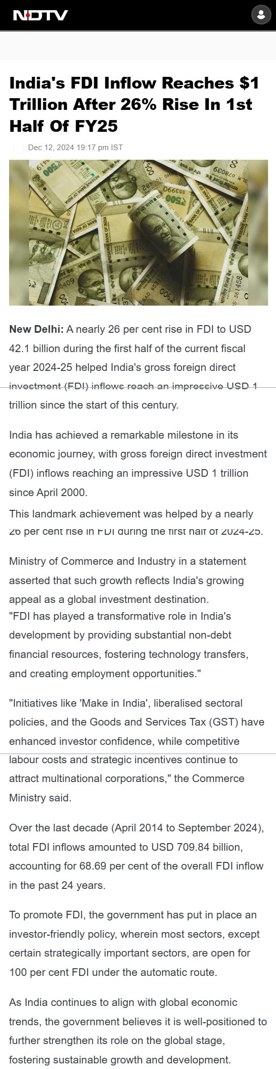 Full News Screenshot