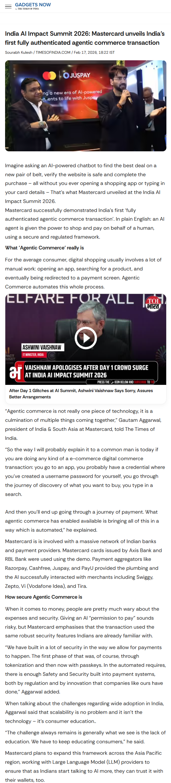 Full News Screenshot