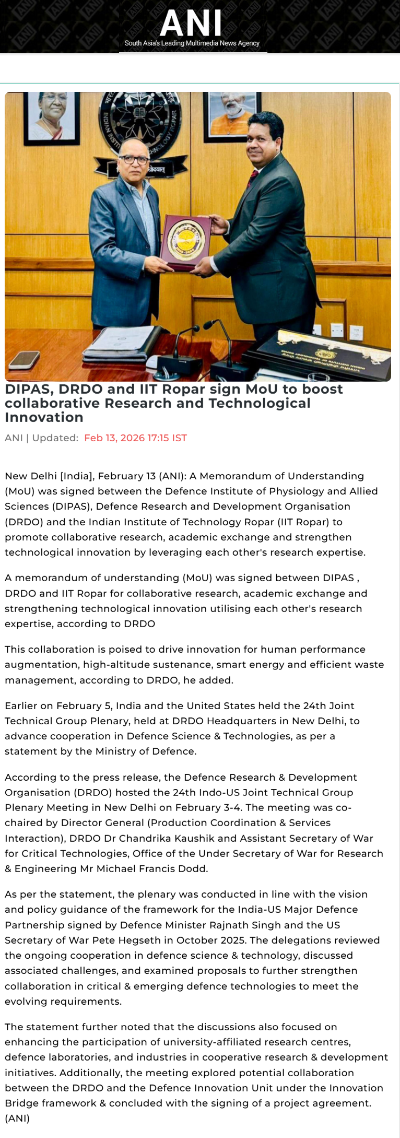 Full News Screenshot