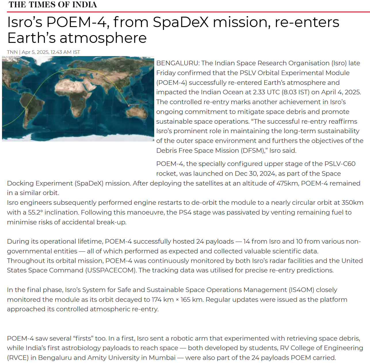 Full News Screenshot